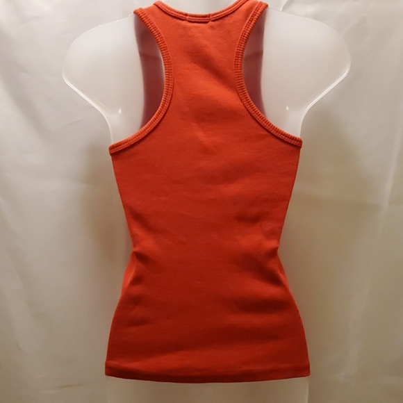 Bebe Embellished Red Womens Size Large Tank Top - Picture 2 of 2
